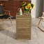 C-Shape End Table  Brown