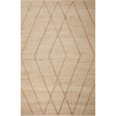 Albemarie Ivory Natural Hand-Woven Jute Rug
