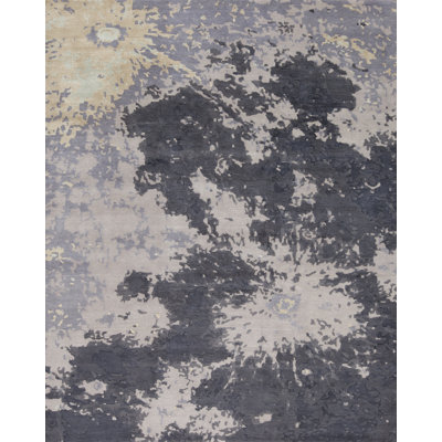 Element Wool & Silk One-of-a-Kind 8.0 X 10.0 Silk Area Rug Gray