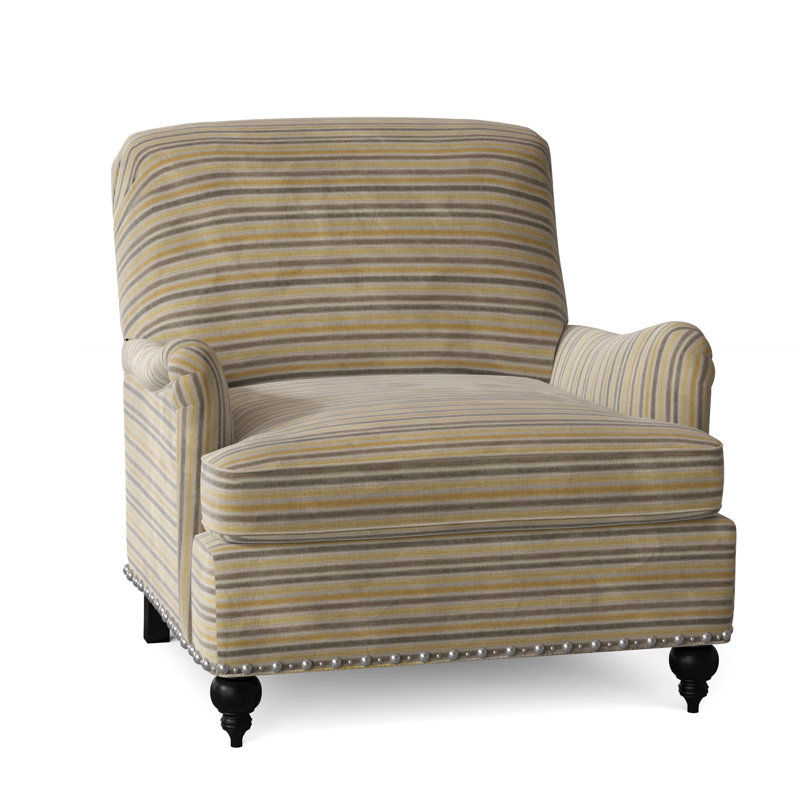 Fauteuil à coussin bas 36 po Parkdale, Jaune laurier