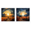 Vernonburg - ensemble de 2 collages carrés Meadow-101855009-101855010