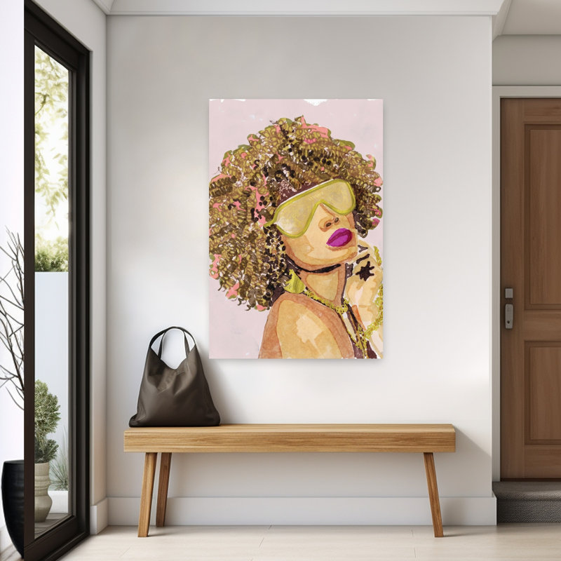 Fashion Icon 1 Piece Wrapped Canvas Wall Art, 152.4cm H x 101.6cm W