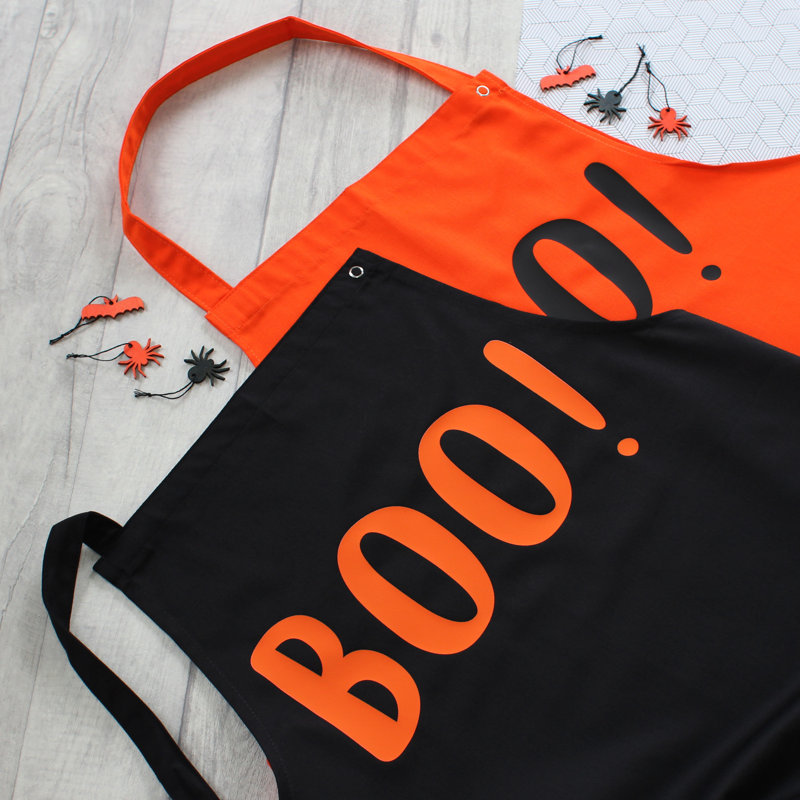 Halloween Solid Colour Bib Apron