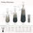 Marchmont 3 Piece Metal Vases Set
