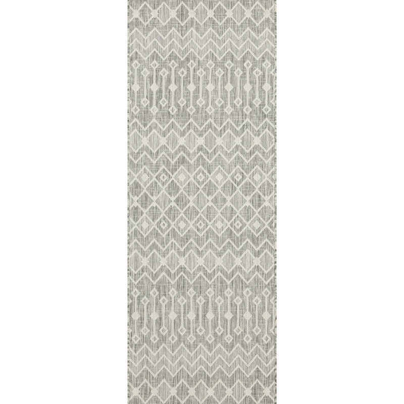 Modern Sunshine Area Rug - 7 Ft. 10 In. X 3 Silver Indoor/Outdoor, , Stain 7'10" 10'3" Carpet For Patio And Living Room Stain-, Easy To Clean
