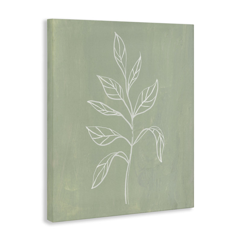 Art mural sur toile "Drooper Plant Leaves" par Patricia Pinto, H 30 po x l 24 po