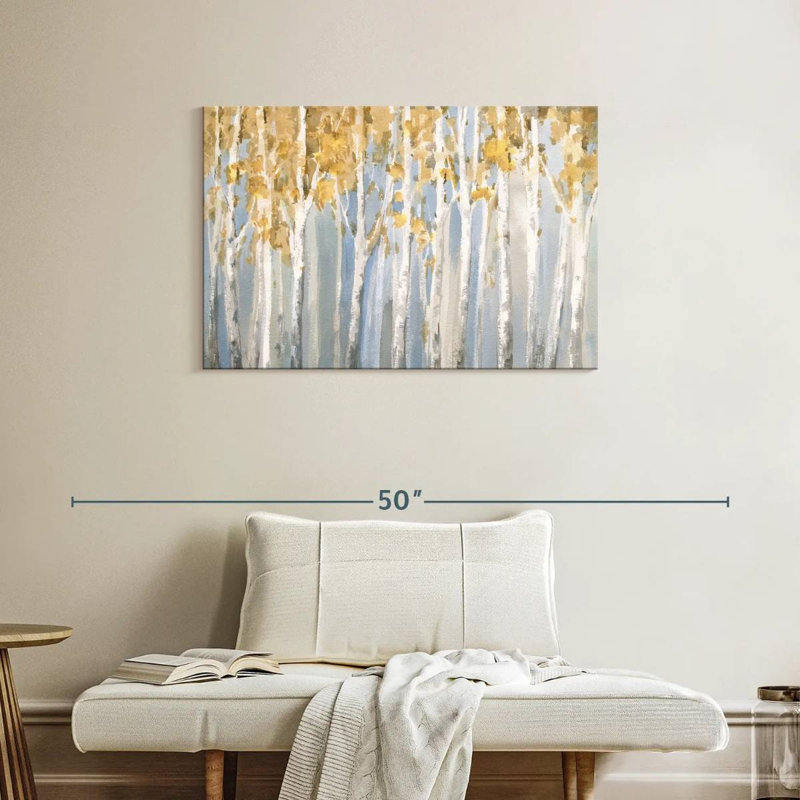 Harnek Fall Golden Birches, 24" H x 36" W