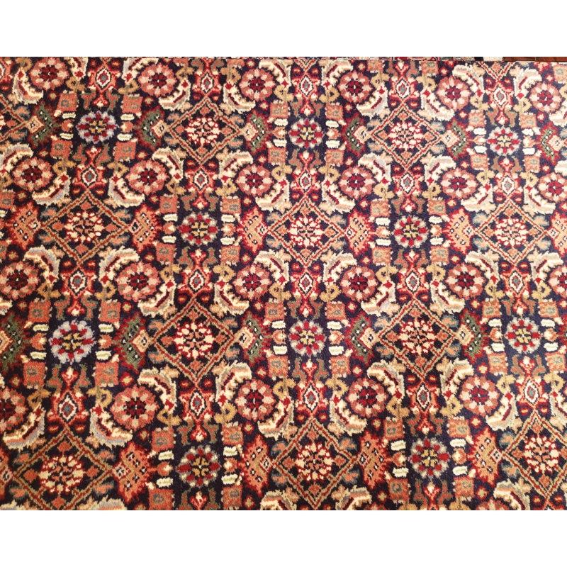 Tapis bleu marine / bourgogne Signature Legacy, Rectangle 6 pi x 9 pi