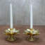 Chandelles lumineux lotus en laiton