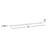 Earlham Tempered Glass Wall Mounted Bracket Shelf-1240659026