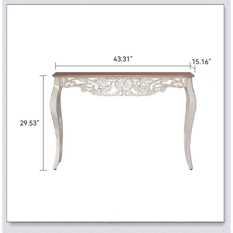 Table d'entrée 43,31 "French Country