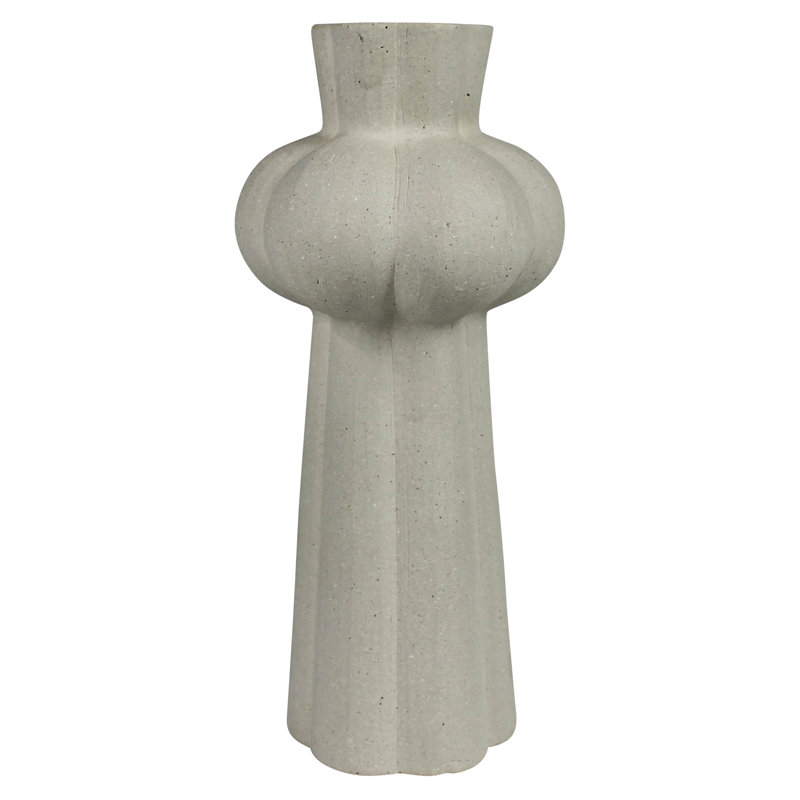Stoneware Bulbous Vase
