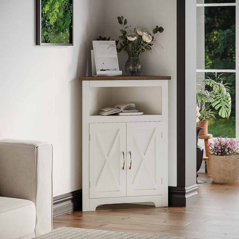 Armoire d'angle pour salle de bain