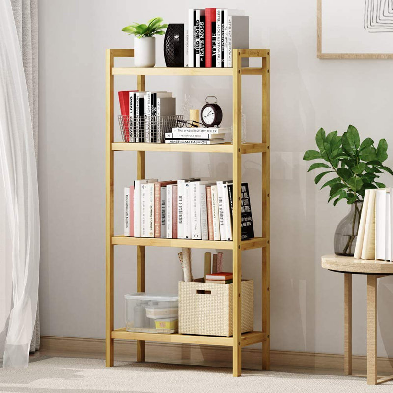 Goyette Solid Wood Freestanding Bathroom Shelves