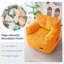 Fauteuil à billes en velours côtelé-350177287