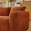 Causeuse courbée, petit canapé en chenille avec 3 coussins, canapé profond pour appartement, salon, aucun assemblage requis-1024443856-1024443869