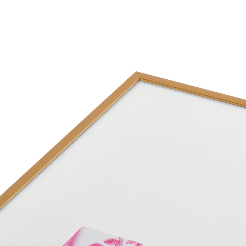 «Lisa Golightly Press For Champagne», reproduction d'art encadrée, Or, H 36 po x l 24 po