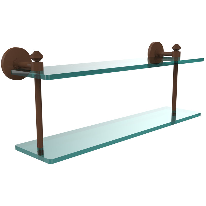 Trond 2 Piece Accent Shelf, Antique Bronze