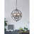 4 - Light Metal Chandelier, Hanging Light Fixture With Adjustable Chain For Kitchen Dining Room Foyer Entryway, Bulb Not Included