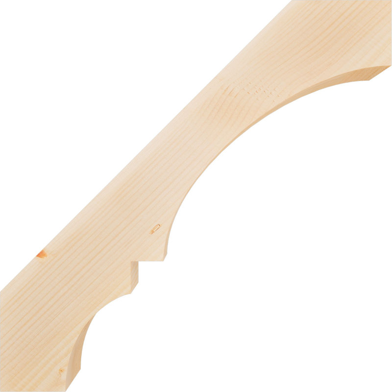 Genouillère Balboa, Sapin de Douglas, Lisse, H 26 po x l 3,5 po x P 26 po