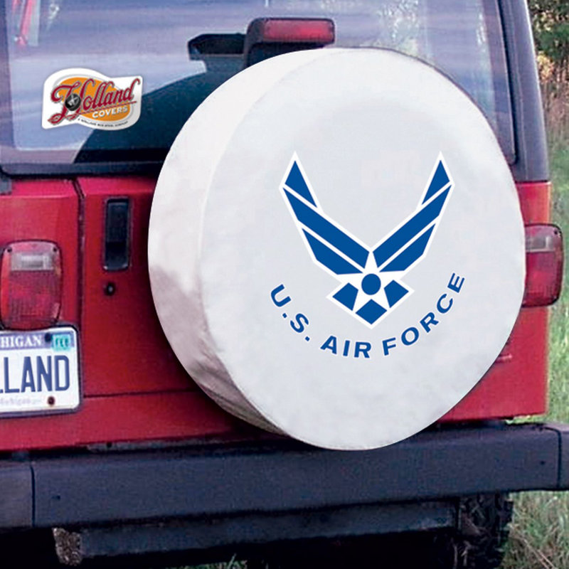 Housse de roue de cravate US Military, Blanc, C, Air-Force