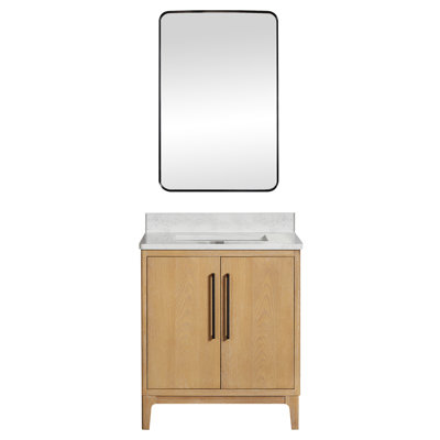 Meuble-lavabo sur pied simple 30 po Langosta