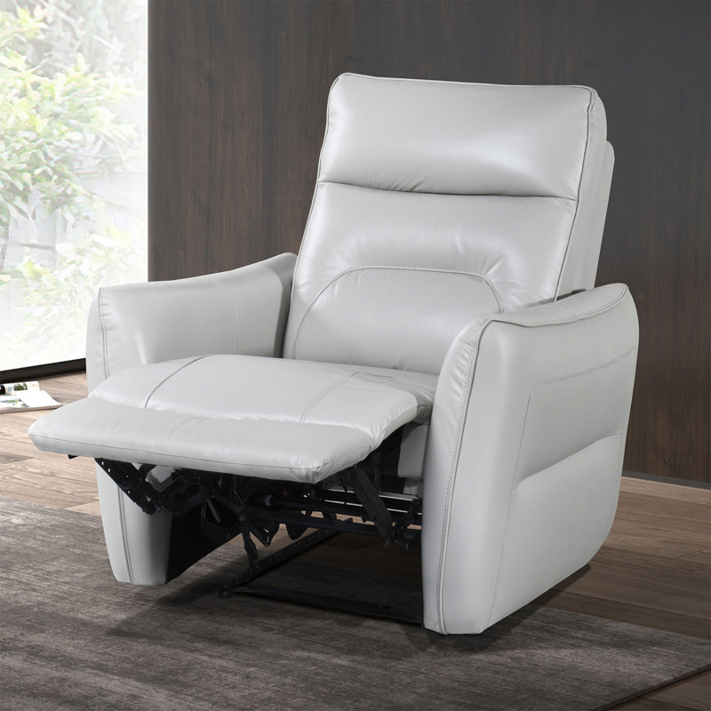 Fauteuil inclinable électrique de style contemporain, Taupe