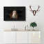 Brown Horse In The Shadows - Wrapped Canvas Painting-56648087