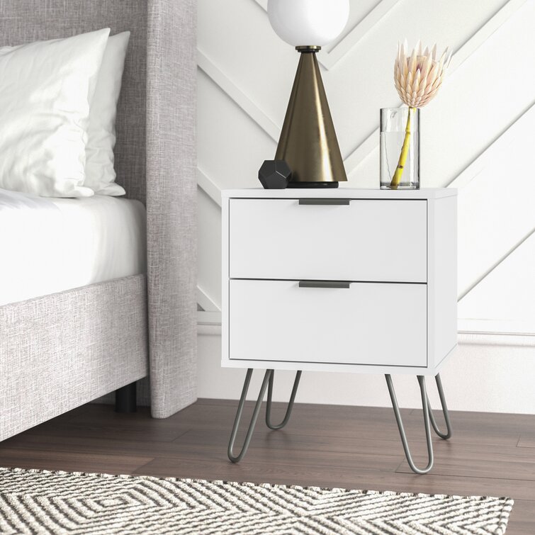 Hashtag Home Landyn Bedside Table & Reviews | Wayfair.co.uk