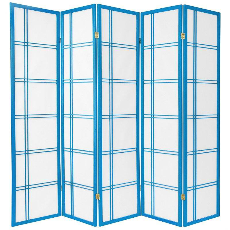 Cloison en papier de riz pliable Keitez, Naturel, 5