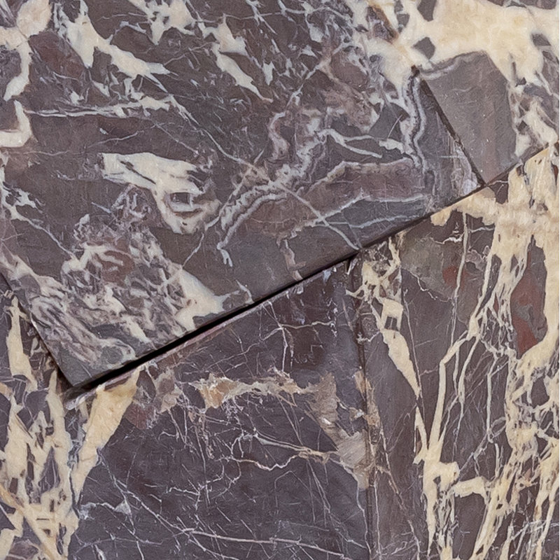 Quad Marble Abstract Figurines & Sculptures, Cherry