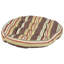 Coussins de sol capitonnés 22 po pour chaise de sol ou d'extérieur - Rayures chocolat-1337928304