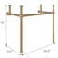 Pieds de lavabo mural Copeland 34,56 po seulement-132289442