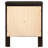 Garrett Cappuccino 2-Drawer Rectangular Nightstand