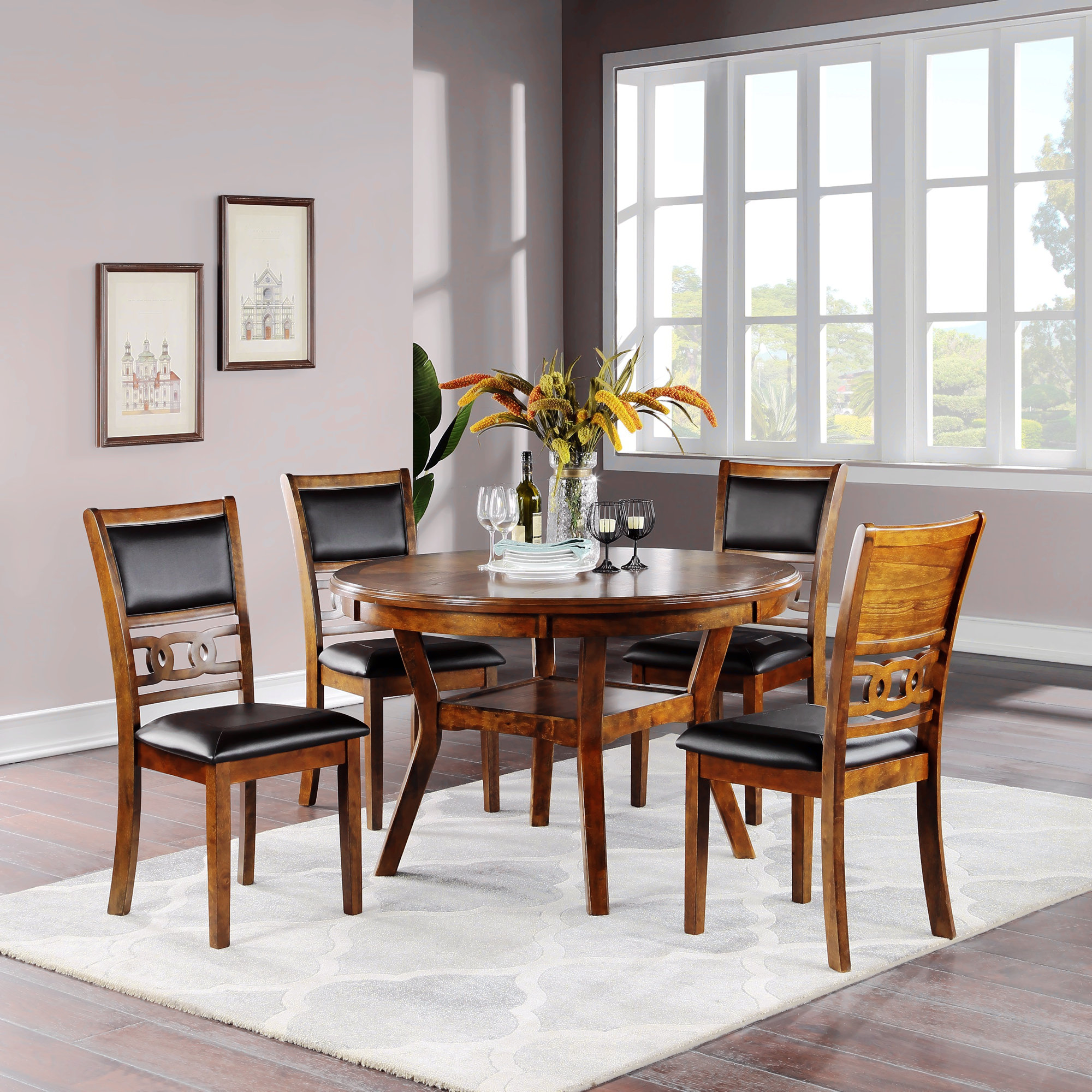 Red Barrel Studio® Jalanna 47'' L x 47'' W Dining Table Wayfair