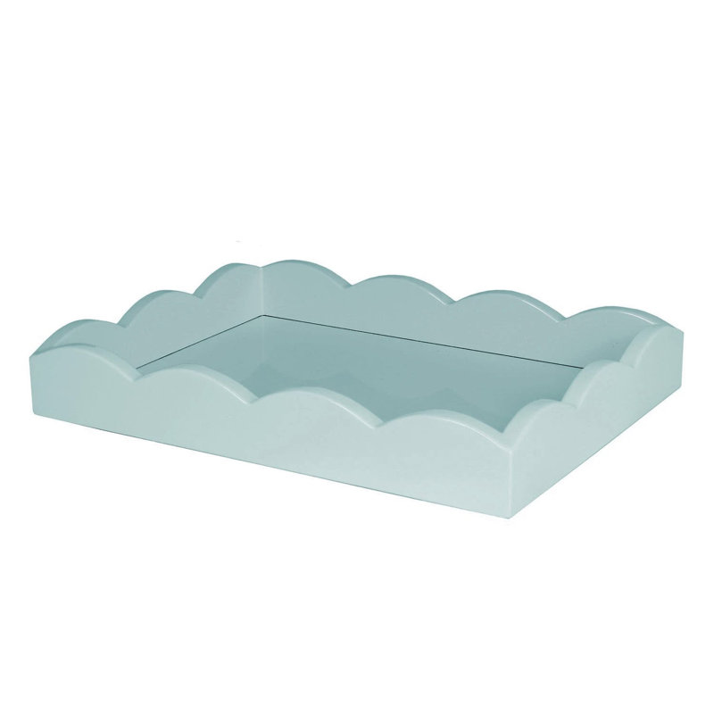 Petit plateau festonné laqué, Eau du Nil