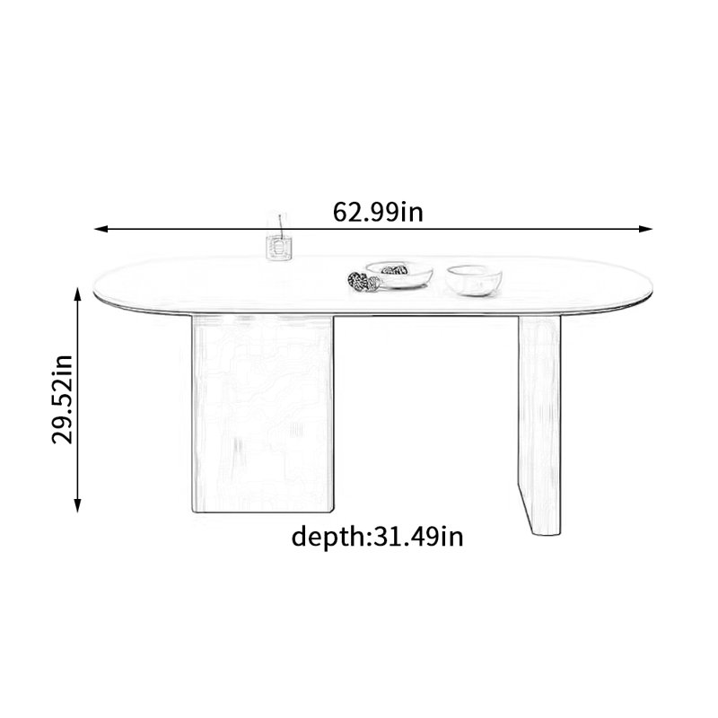 Ambor, 29.52”H x 62.99”L x 31.49”W