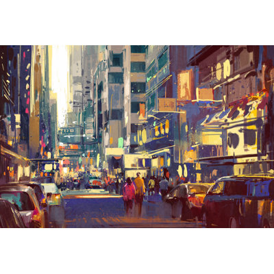 Berdina Painting of People 1 Piece Wrapped Canvas Painting