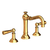 Jacobean Widespread Bathroom Faucet with Drain Assembly
