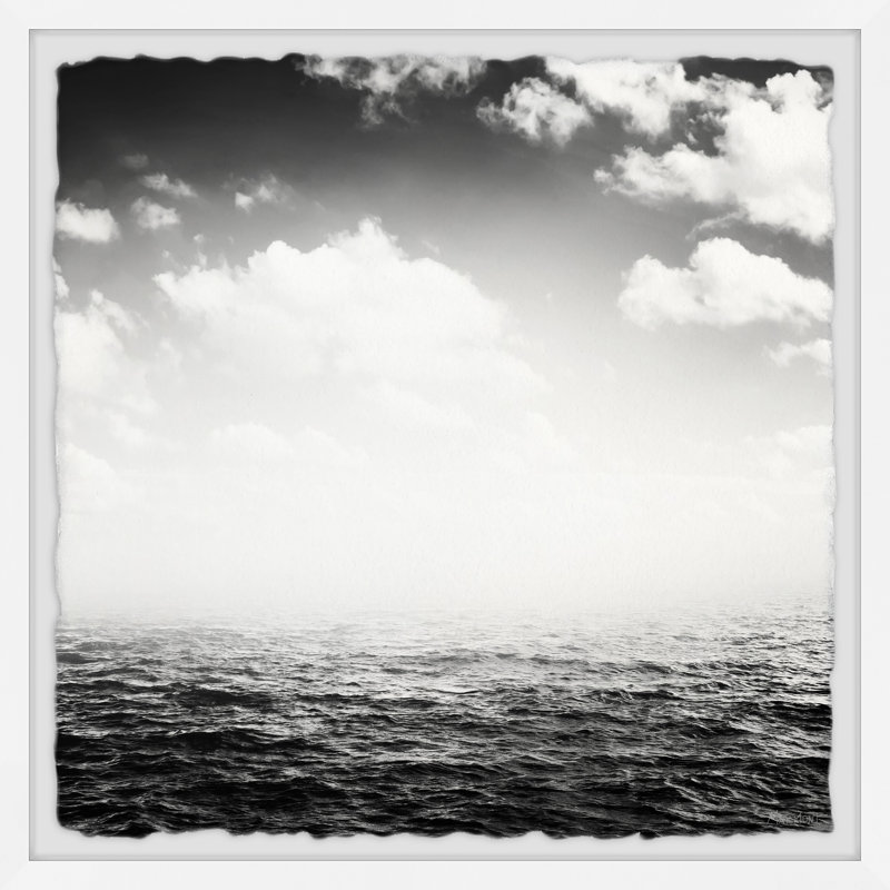 Blinding White Horizon by Marmont Hill - Single Picture Frame Painting, 61cm H x 61cm W
