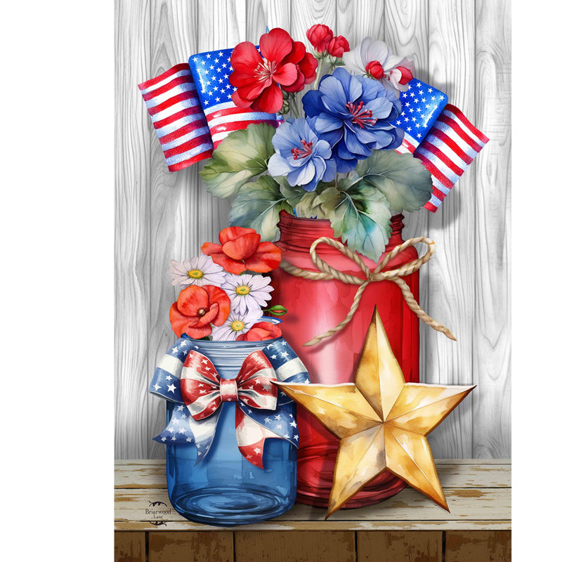 Drapeau de jardin américain