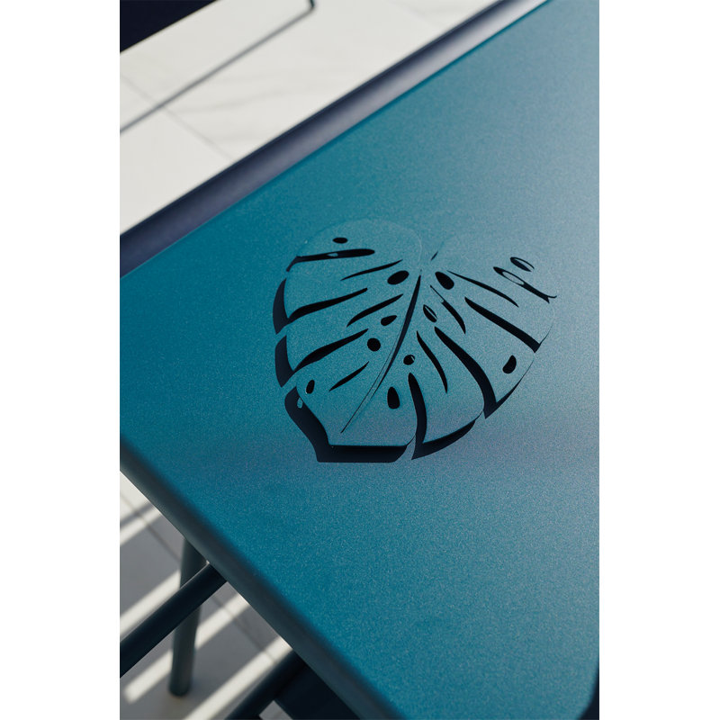 Monstera 1 Piece Trivet, Acapulco Blue