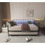 Lit de jour simple avec éclairage DEL, station de charge et rangement peu encombrant, matelas non inclus-129716985-129716988