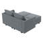 Canapé modulaire convertible avec méridienne réversible Manusite-595962099