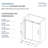 56.5" - 59" W x 80" H Single Sliding Frameless Shower Door with TruMotion Technology-69322912