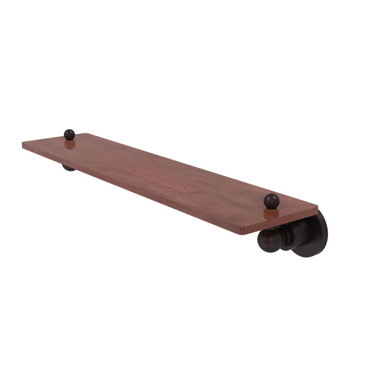 Lera Bracket Shelf, Antique Bronze, 2.5" H x 22" W x 5" D