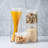 Libbey Stacking Cylinder 4 Piece Assorted Glass Jar Set With Lids