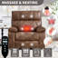 Fauteuil inclinable électrique à deux moteurs Leatherair-1605497740