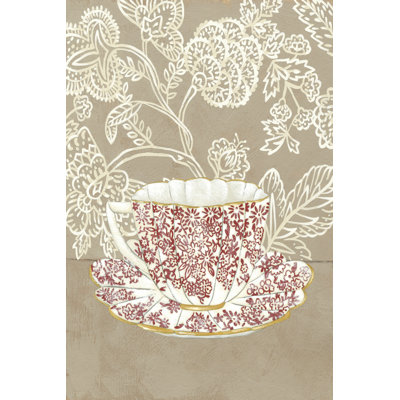 High Tea IV by Chariklia Zarris - Wrapped Canvas Print