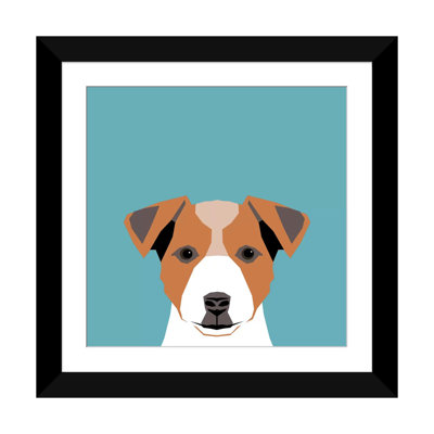 Jack Russell Terrier, impression sur toile tendue